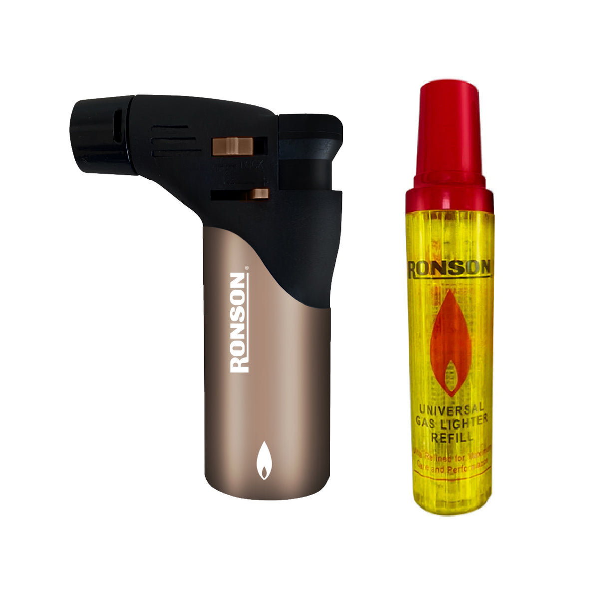 Pack Ronson Torch + Gas